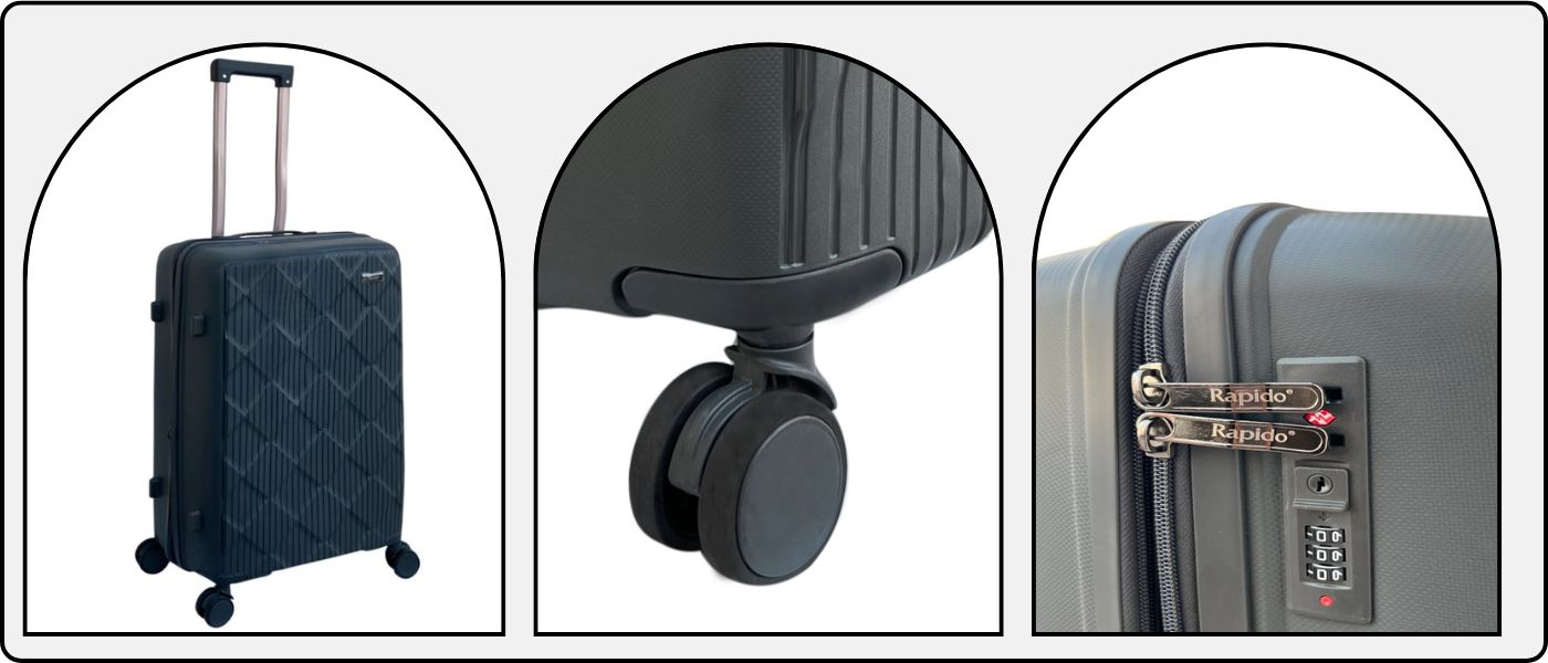 چمدان راپیدو مدل Rapido R-155 سایز بزرگ